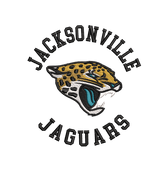 Jacksonville Jaguar 8 : Embroidery Design - FineryEmbroidery